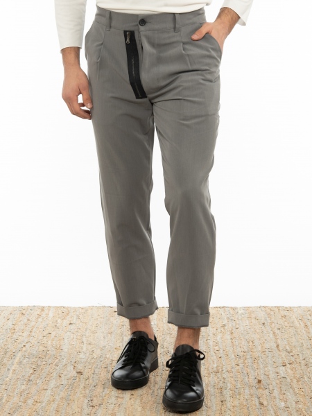 OVER-D Pants Chino OM796PN Gray OVER-D - 1