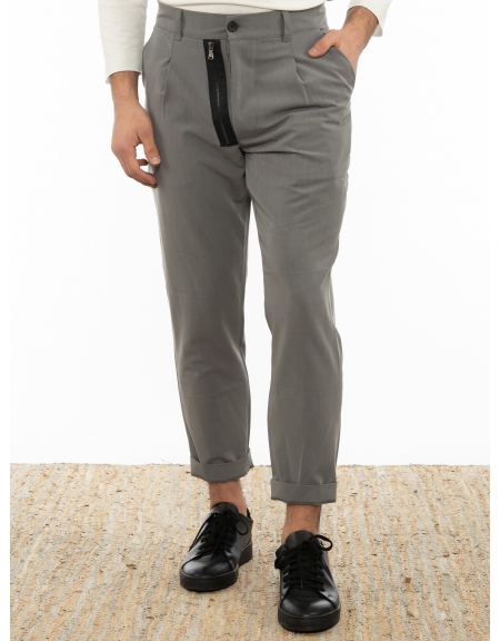 OVER-D Pants Chino OM796PN Gray OVER-D - 8