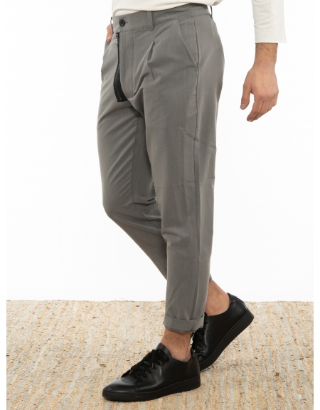 OVER-D Pants Chino OM796PN Gray OVER-D - 4