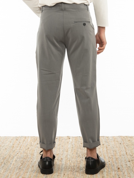 OVER-D Pants Chino OM796PN Gray OVER-D - 2
