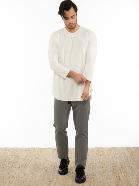 OVER-D Pants Chino OM796PN Gray OVER-D - 6