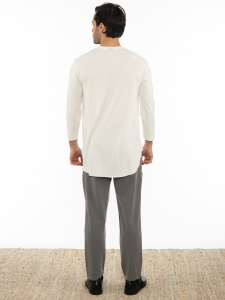 OVER-D Pants Chino OM796PN Gray OVER-D - 7