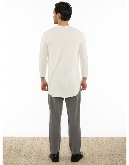 OVER-D Pants Chino OM796PN Gray OVER-D - 7