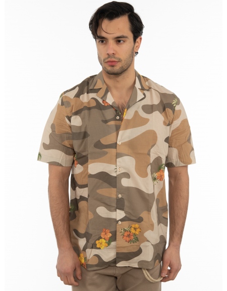 XAGON MAN Short Sleeve Shirt 2PGREEN Beige - Variation XAGON MAN - 7
