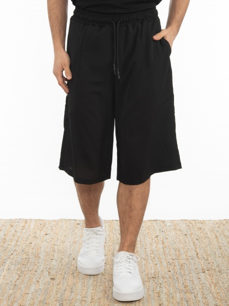 LA HAINE Chino Bermuda 3J MASIC Black LA HAINE - 8