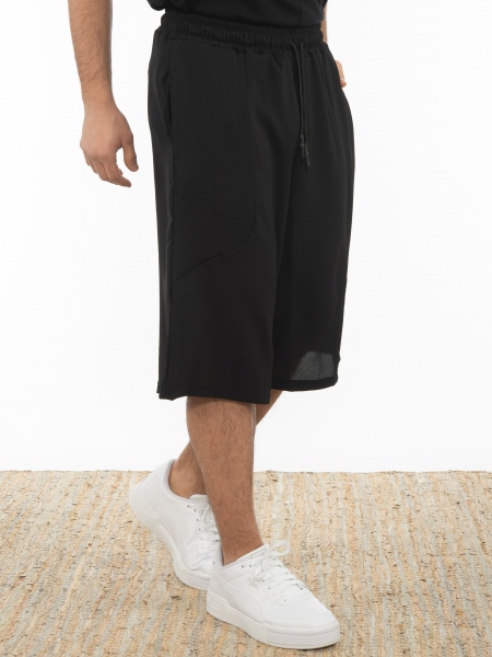 LA HAINE Chino Bermuda 3J MASIC Black LA HAINE - 3