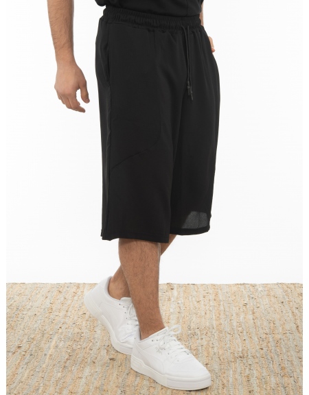 LA HAINE Chino Bermuda 3J MASIC Black LA HAINE - 3