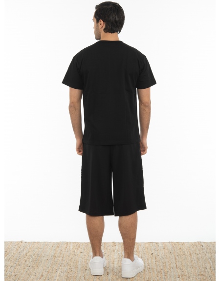 LA HAINE Chino Bermuda 3J MASIC Black LA HAINE - 7