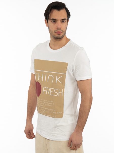 OVER-D T-shirt OE1S2S2T46 Λευκό OVER-D - 4