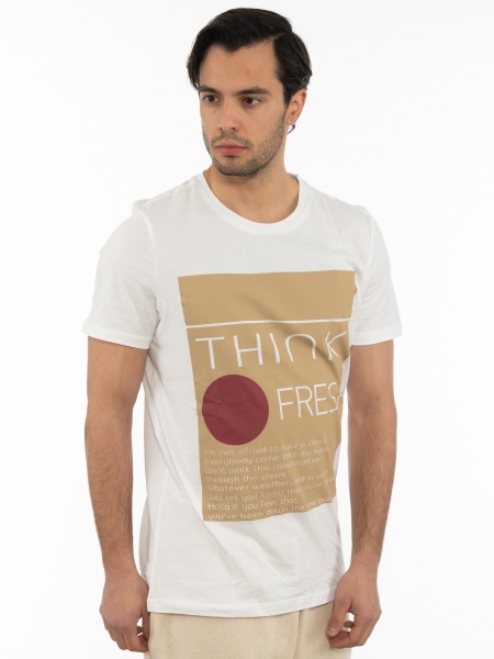 OVER-D T-shirt OE1S2S2T46 Λευκό OVER-D - 3