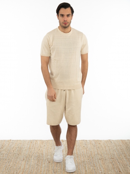 OVER-D T-shirt yarn OT1S2S2M07 Beige OVER-D - 6