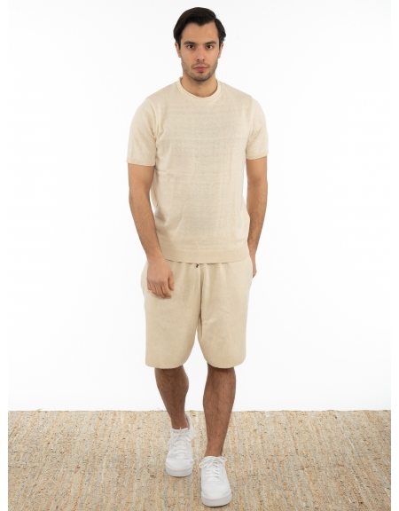 OVER-D T-shirt yarn OT1S2S2M07 Beige OVER-D - 6