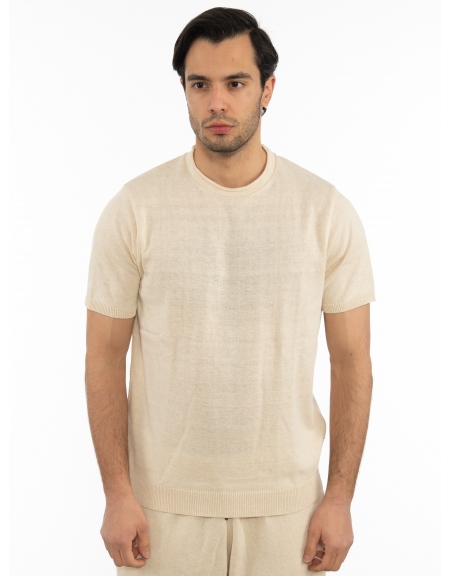 OVER-D T-shirt yarn OT1S2S2M07 Beige OVER-D - 8