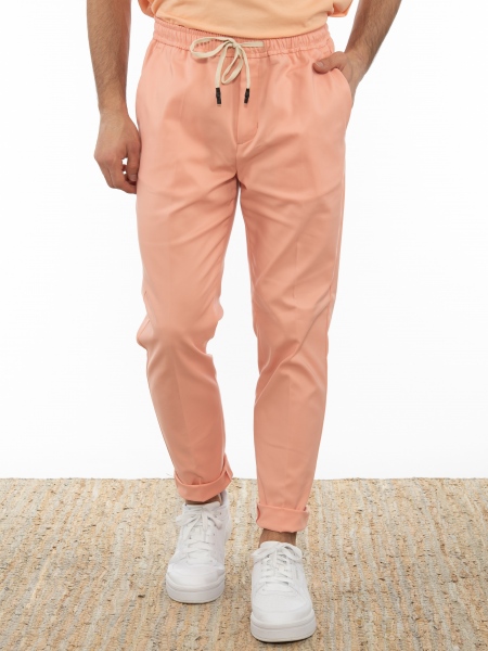 OVER-D Chino Pants OE1S2S2P11 Pink - Coral OVER-D - 1