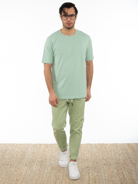 OVER-D Chino Παντελόνι OE1S2S2P11 Πράσινο - Φυστικί OVER-D - 7