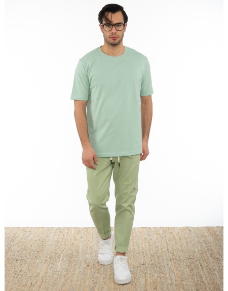 OVER-D Chino Παντελόνι OE1S2S2P11 Πράσινο - Φυστικί OVER-D - 7