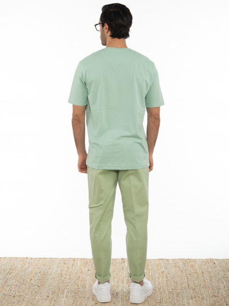 OVER-D Chino Παντελόνι OE1S2S2P11 Πράσινο - Φυστικί OVER-D - 9