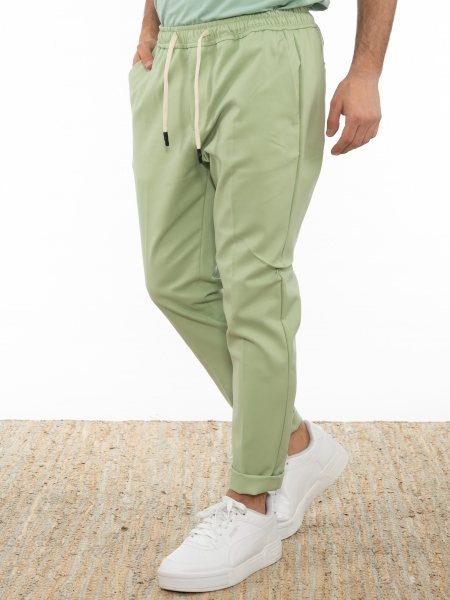 OVER-D Chino Παντελόνι OE1S2S2P11 Πράσινο - Φυστικί OVER-D - 4