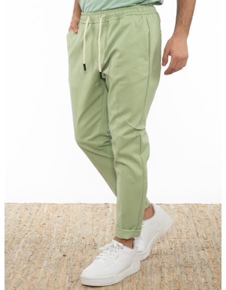 OVER-D Chino Παντελόνι OE1S2S2P11 Πράσινο - Φυστικί OVER-D - 4