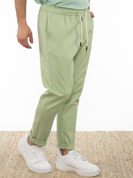 OVER-D Chino Παντελόνι OE1S2S2P11 Πράσινο - Φυστικί OVER-D - 3