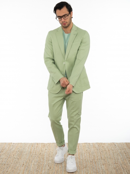 OVER-D Chino Παντελόνι OE1S2S2P11 Πράσινο - Φυστικί OVER-D - 8