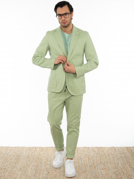 OVER-D Σακάκι OE1S2S2G02 Πράσινο - Φυστικί OVER-D - 5