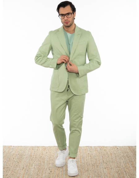 OVER-D Σακάκι OE1S2S2G02 Πράσινο - Φυστικί OVER-D - 5