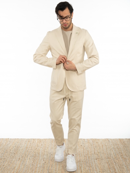 OVER-D Σακάκι OE1S2S2G02 Μπεζ OVER-D - 8