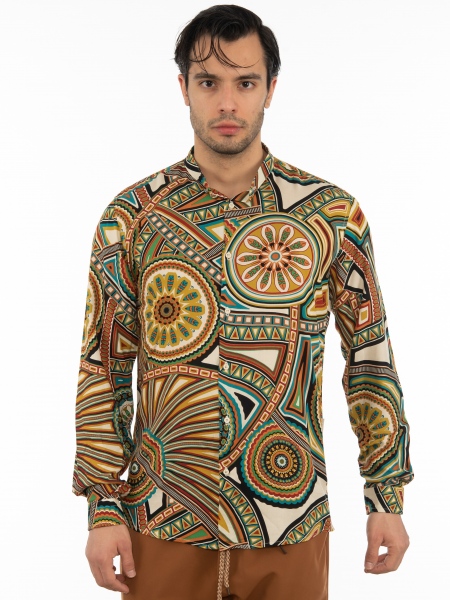 OVER-D Shirt mao OT1S2S2C09 Printed OVER-D - 3