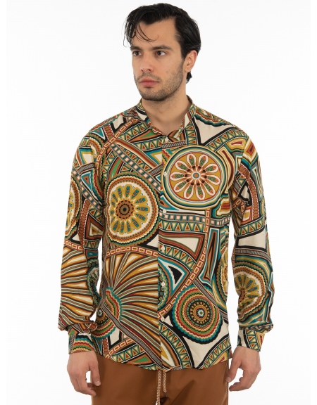 OVER-D Shirt mao OT1S2S2C09 Printed OVER-D - 11