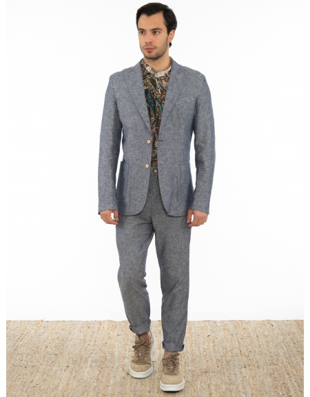 OVER-D Chino Παντελόνι OE1S2S2P23 Μπλε OVER-D - 6