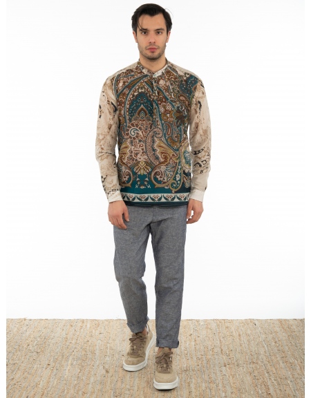 OVER-D Chino Παντελόνι OE1S2S2P23 Μπλε OVER-D - 7