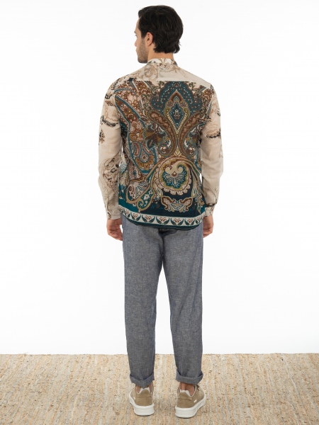 OVER-D Chino Παντελόνι OE1S2S2P23 Μπλε OVER-D - 8