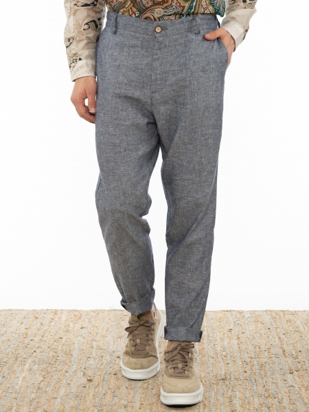 OVER-D Chino Παντελόνι OE1S2S2P23 Μπλε OVER-D - 1