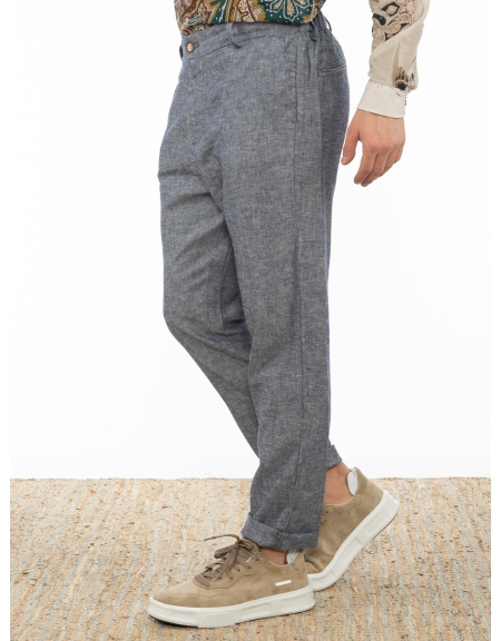 OVER-D Chino Παντελόνι OE1S2S2P23 Μπλε OVER-D - 4