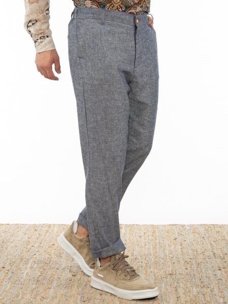 OVER-D Chino Παντελόνι OE1S2S2P23 Μπλε OVER-D - 3