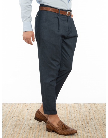 OVER-D Chino Παντελόνι OE1S2S2P09 Μπλε OVER-D - 3