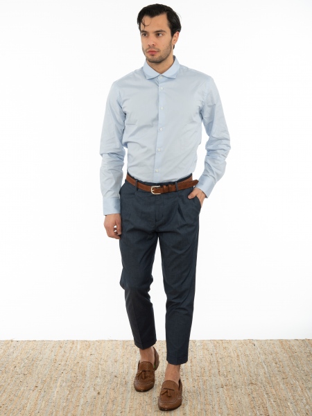 OVER-D Chino Trousers OE1S2S2P09 Blue OVER-D - 5