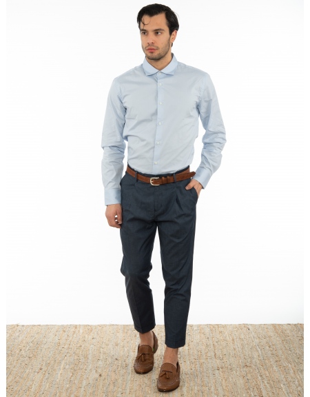 OVER-D Chino Παντελόνι OE1S2S2P09 Μπλε OVER-D - 5