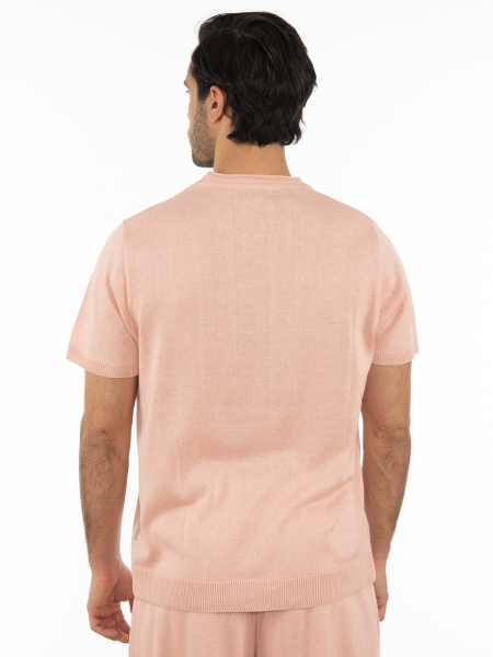 OVER-D T-shirt νημάτινο OT1S2S2M07 Ροζ OVER-D - 2