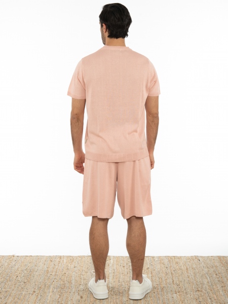 OVER-D T-shirt νημάτινο OT1S2S2M07 Ροζ OVER-D - 7