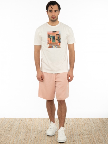 OVER-D T-shirt OT1S2S2T02 Ecru OVER-D - 6