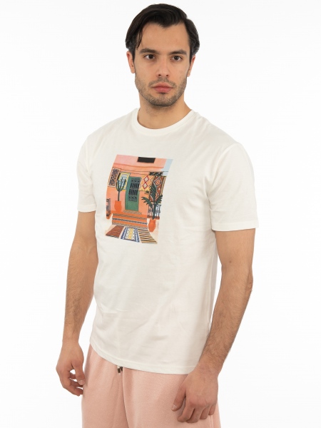 OVER-D T-shirt OT1S2S2T02 Εκρού OVER-D - 4