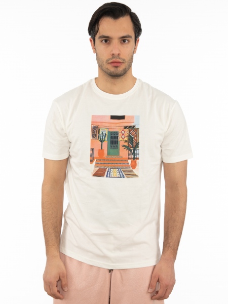 OVER-D T-shirt OT1S2S2T02 Ecru OVER-D - 8