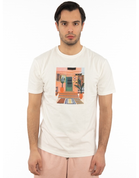 OVER-D T-shirt OT1S2S2T02 Ecru OVER-D - 8