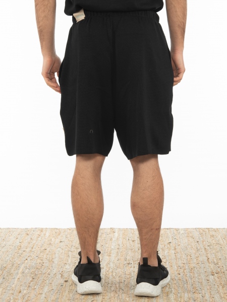 OVER-D Βερμούδα νημάτινη OT1S2S2S23 Μαύρο OVER-D - 2