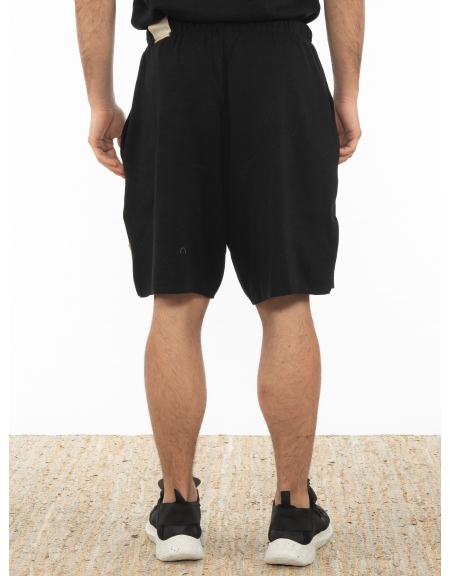 OVER-D Βερμούδα νημάτινη OT1S2S2S23 Μαύρο OVER-D - 2