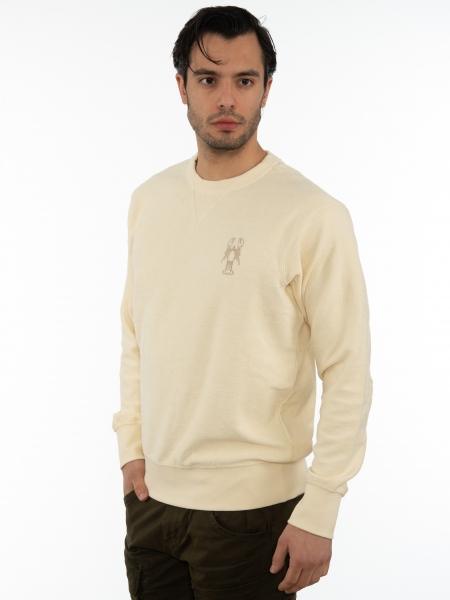 GABBA Sweatshirt NARA PRINT P6016 Ecru GABBA - 4