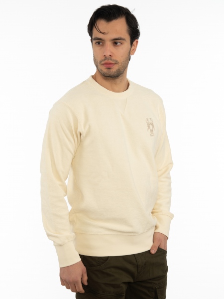 GABBA Sweatshirt NARA PRINT P6016 Ecru GABBA - 3