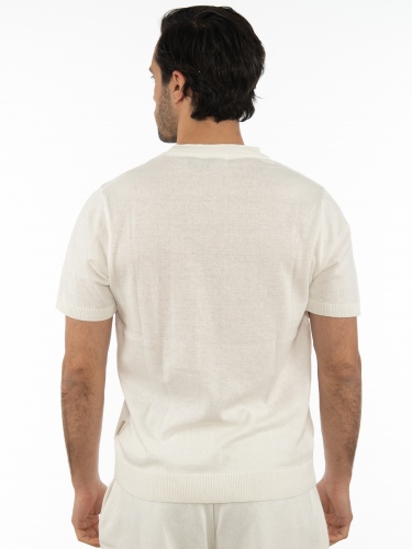 OVER-D T-shirt νημάτινο OT1S2S2M07 Λευκό